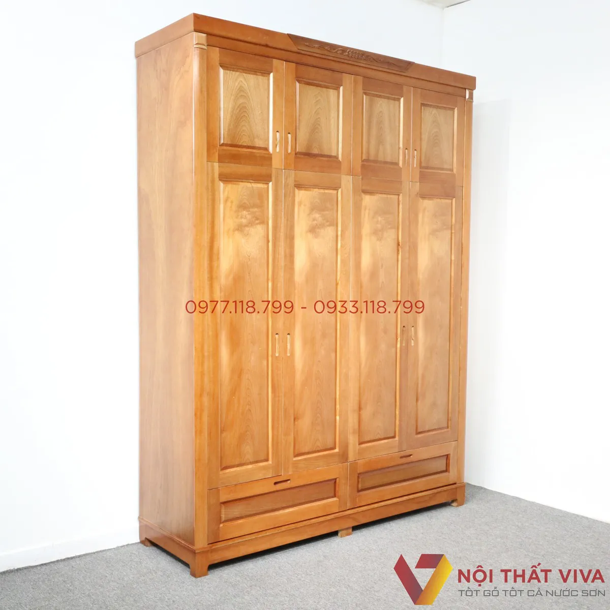 tủ áo Xoan Đào 4 cánh