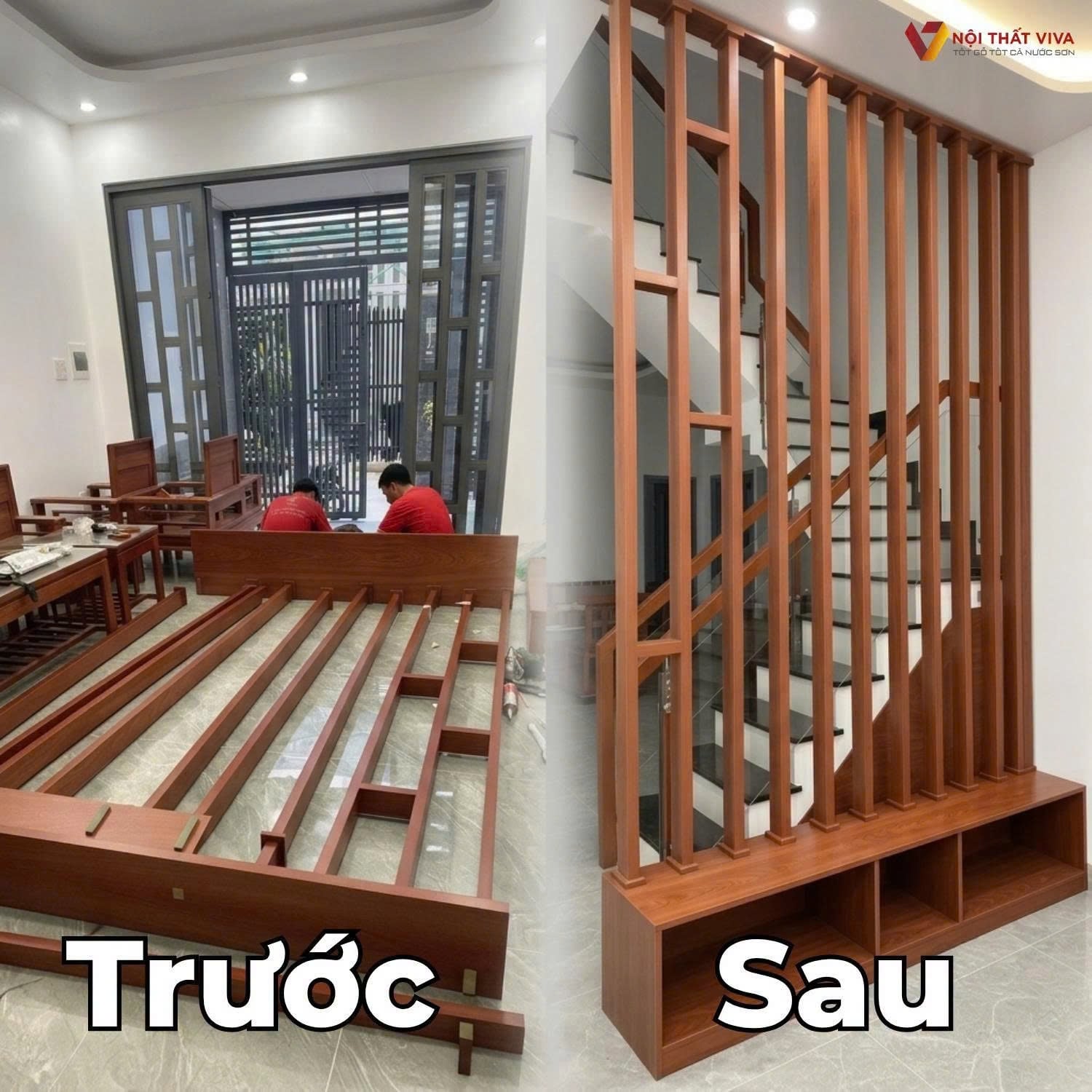 Thi c&ocirc;ng nội thất theo k&iacute;ch thước thực tế