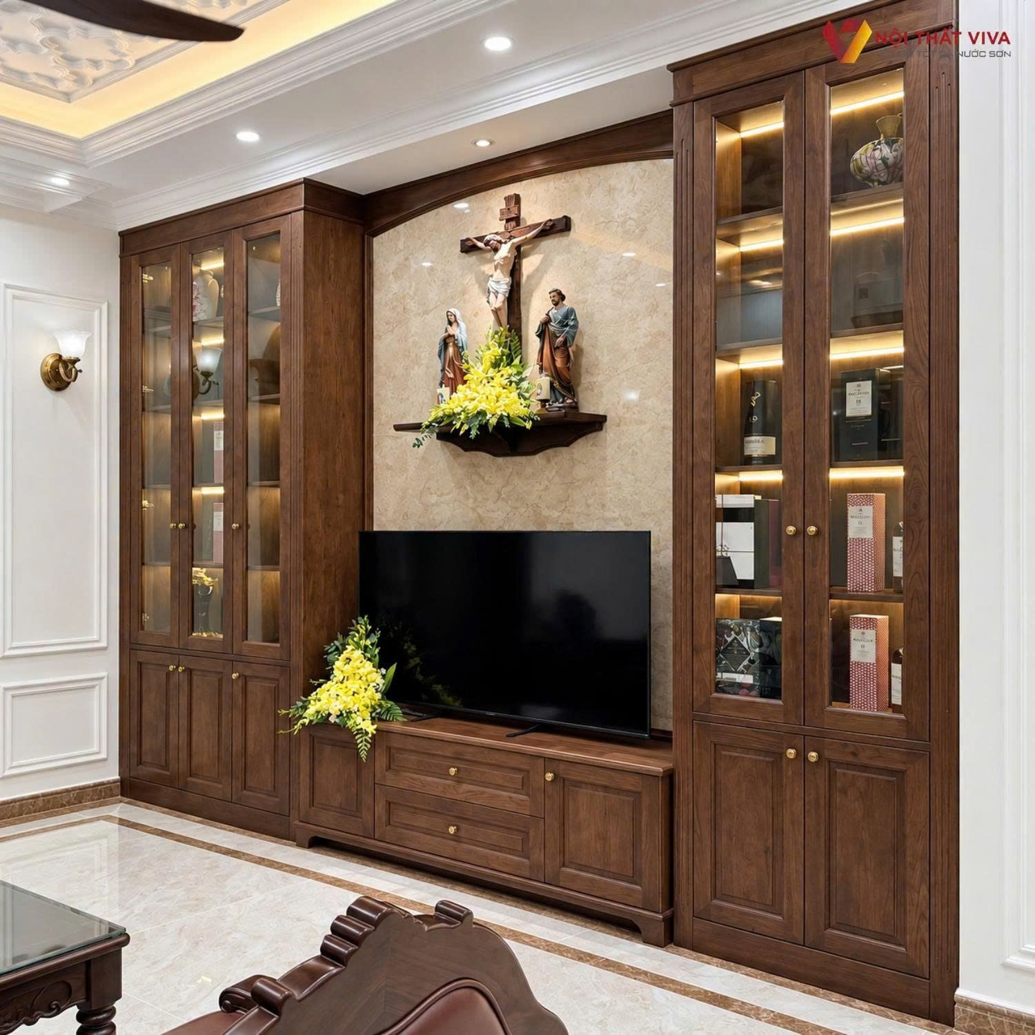 Thi c&ocirc;ng nội thất biệt thự