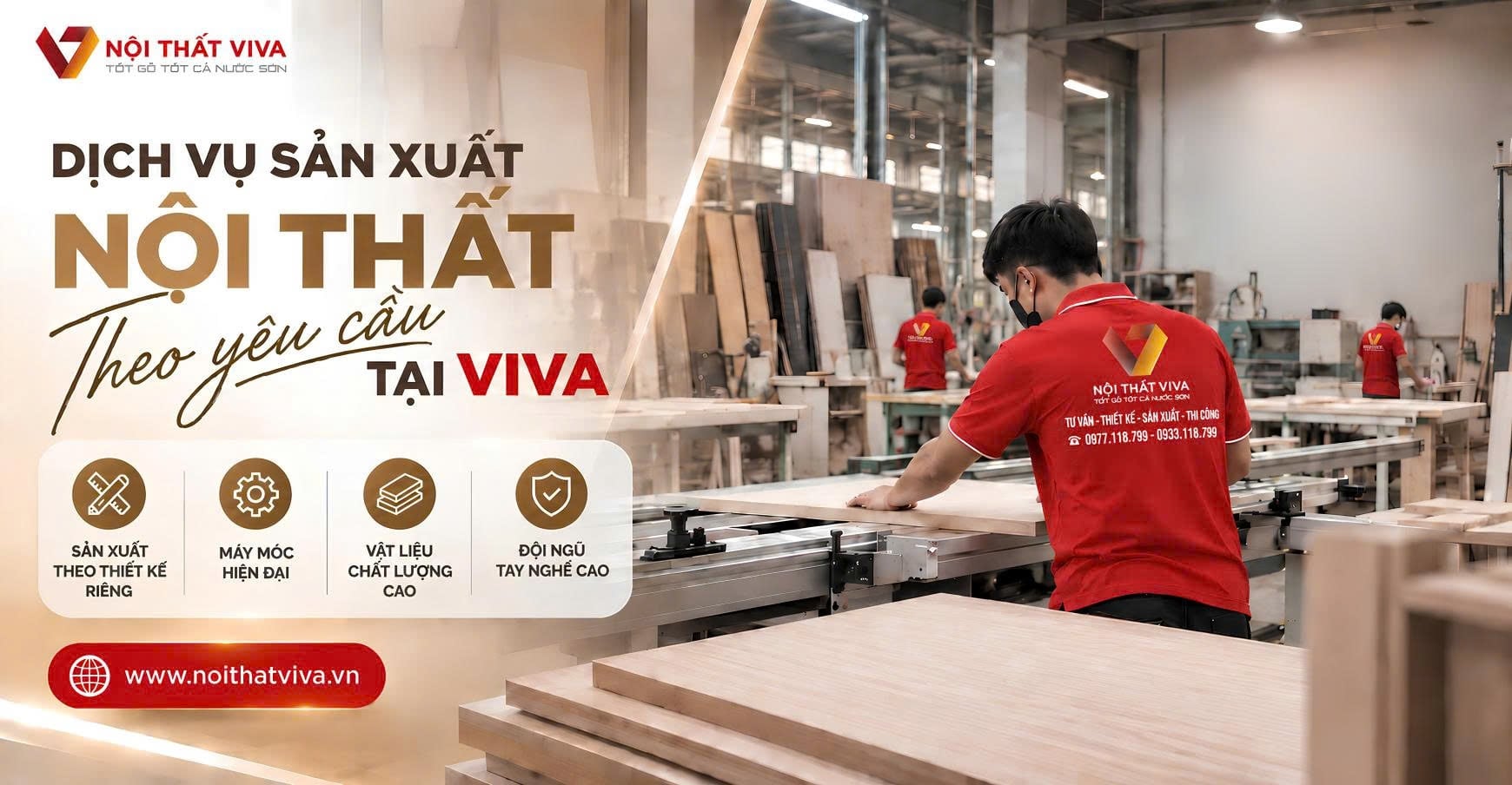 Nội thất may đo theo k&iacute;ch thước thực tế
