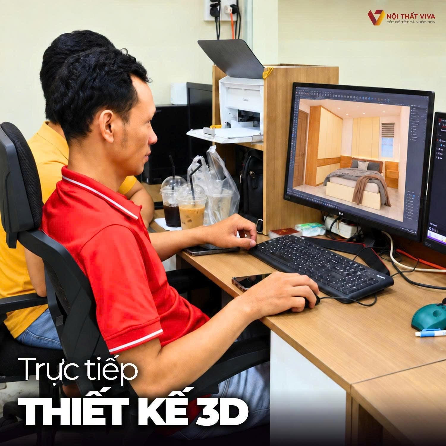 Đưa ra bản vẽ phối cảnh 3D ch&acirc;n thực, sắc n&eacute;t