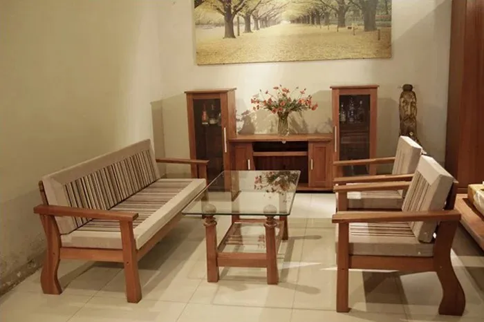 bộ bàn ghế cao phòng khách
