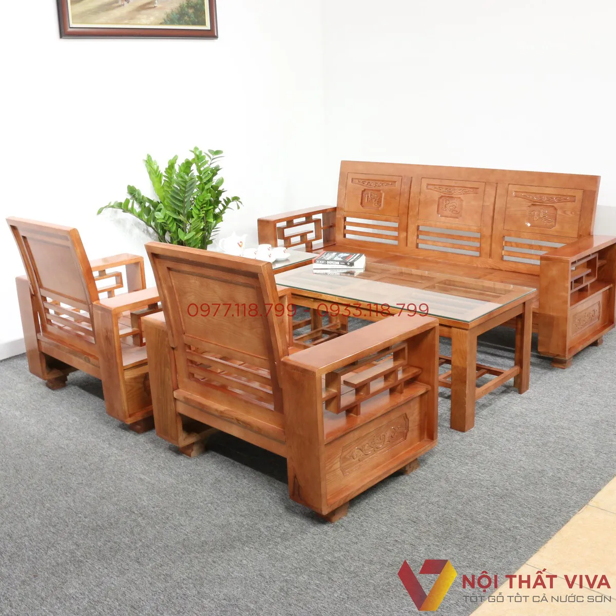 bộ bàn ghế cao phòng khách