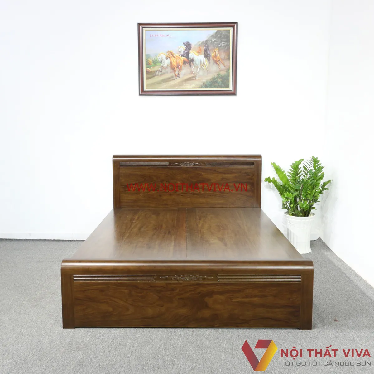 các mẫu giường ngủ gỗ tự nhiên đẹp