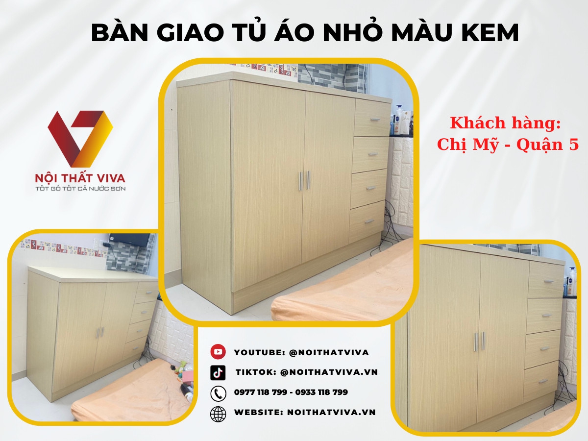 Top 7+ tủ quần áo nhỏ đẹp vừa xịn, vừa rẻ được ưa chuộng nhất 