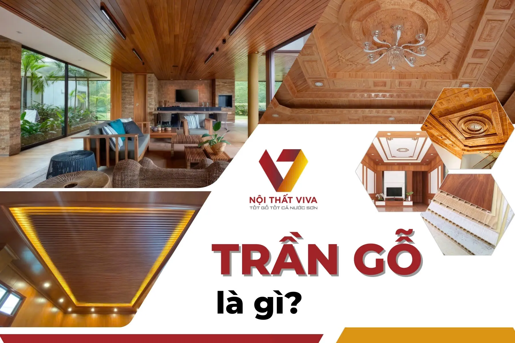 Top 900+ Mẫu Trần Gỗ Cao Cấp, Đẹp Mắt, Đa Dạng, Giá Rẻ Được Thi Công Nhiều Nhất