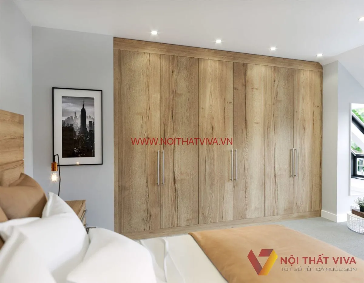 Tủ âm tường khó di chuyển khi cần thay đổi bố cục căn phòng.