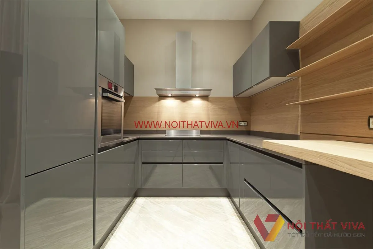 ​​​​​​​Đa dạng mẫu tủ bếp Acrylic hiện đại, giao hàng nhanh tại Hồ Chí Minh.