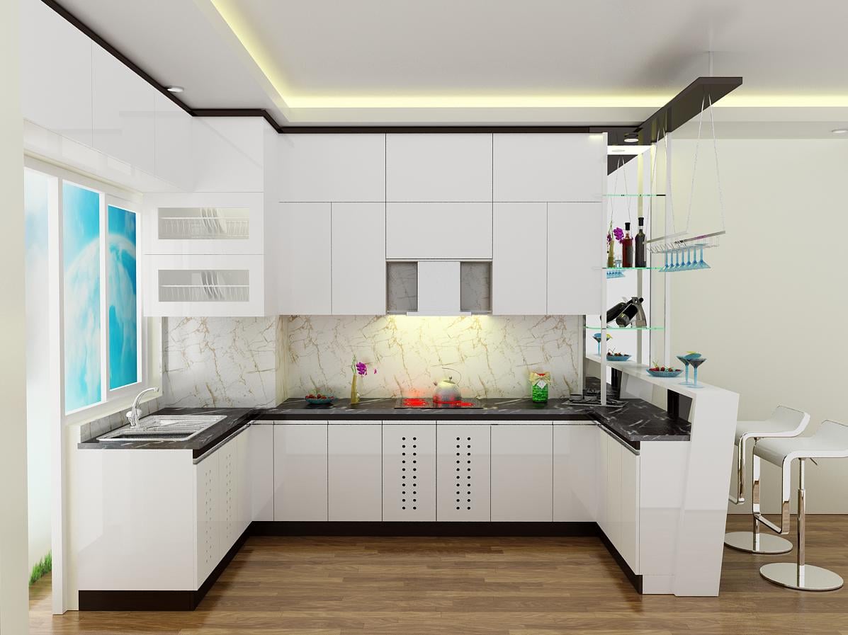 Tủ Bếp Chữ U