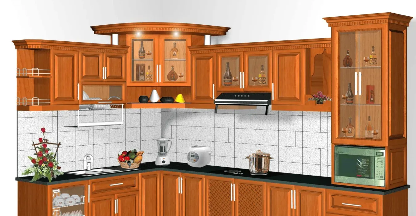 Báo Giá 30+ Mẫu Tủ Bếp Tân Cổ Điển Đẹp - Sang Trọng Hợp Xu Hướng 2025