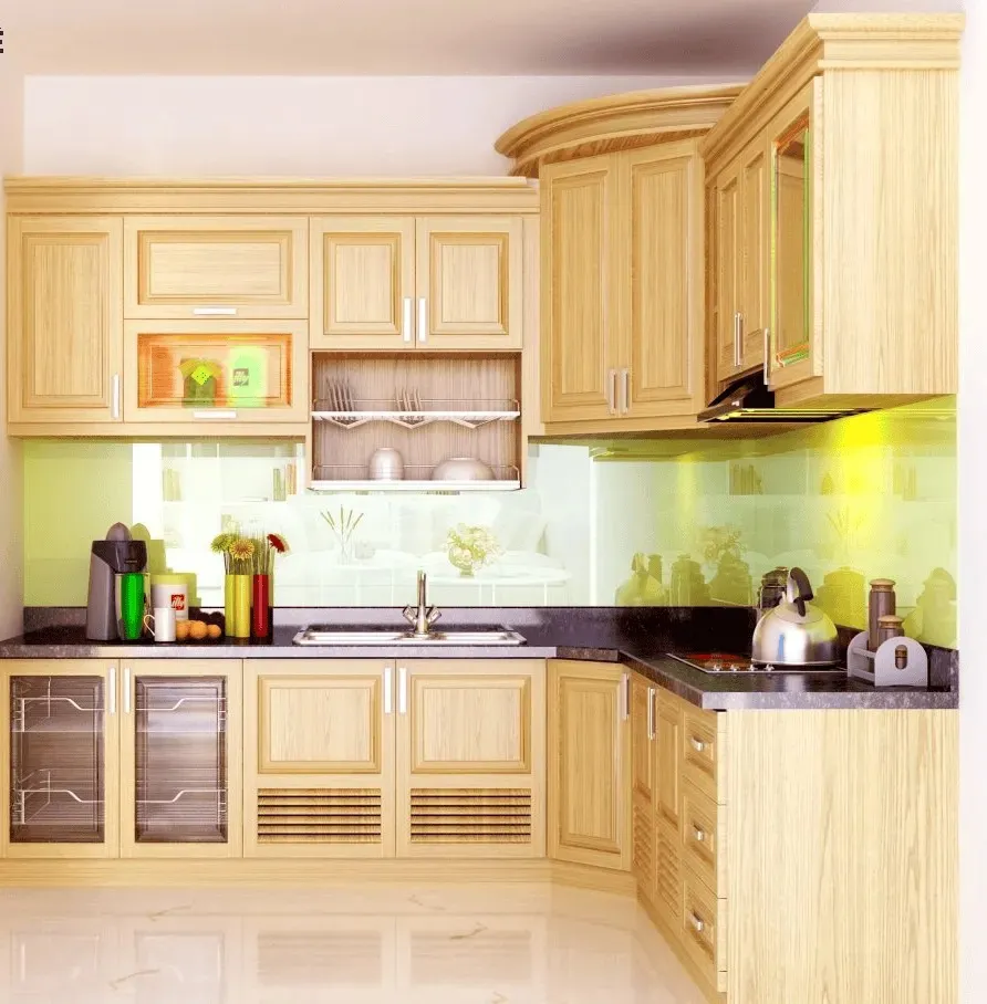 Tủ Bếp Gỗ Tự Nhiên