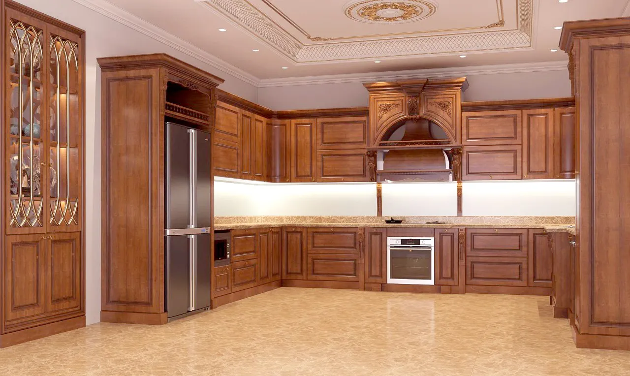 Tủ bếp gỗ Xoan Đào Chất lượng - Giá rẻ - Tiết kiệm 20 – 30% chi phí