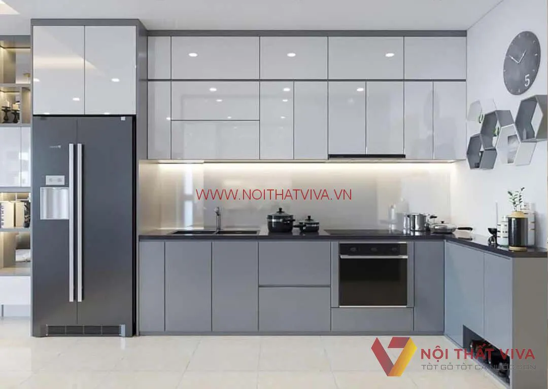 ​​​​​​​Tủ bếp nhựa được nhiều khách hàng tin tưởng mua tại Nội thất Viva.