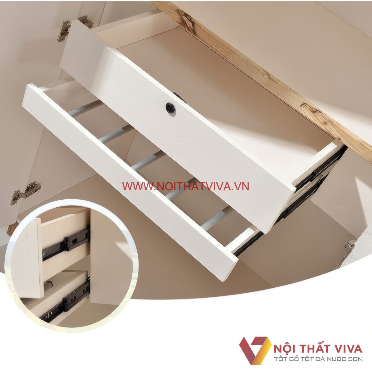 Tủ Áo Quần Gỗ Công Nghiệp Cánh Sơn Trắng 2k Chạm Hoa Văn Tinh Tế