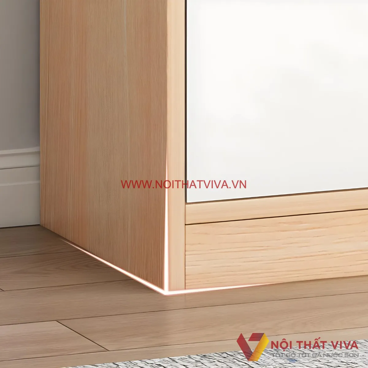 Tủ Đựng Tài Liệu 4 Ngăn Gỗ MDF Phủ Melamine Cánh Kính Đẹp