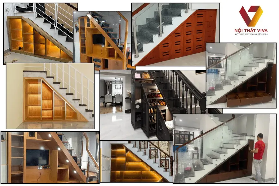 100+ Mẫu Tủ Gầm Cầu Thang Đẹp - Sang - Hiện Đại Kèm Báo Giá Chi Tiết 
