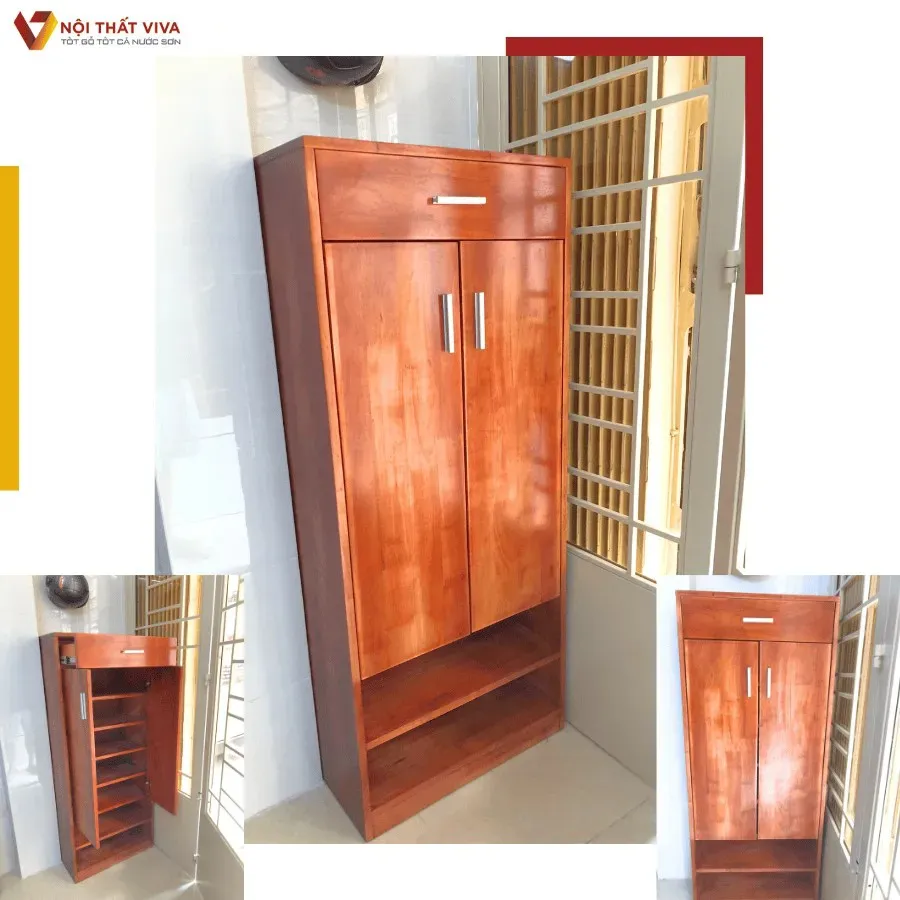 Tủ Giày Dép Gỗ Tự Nhiên