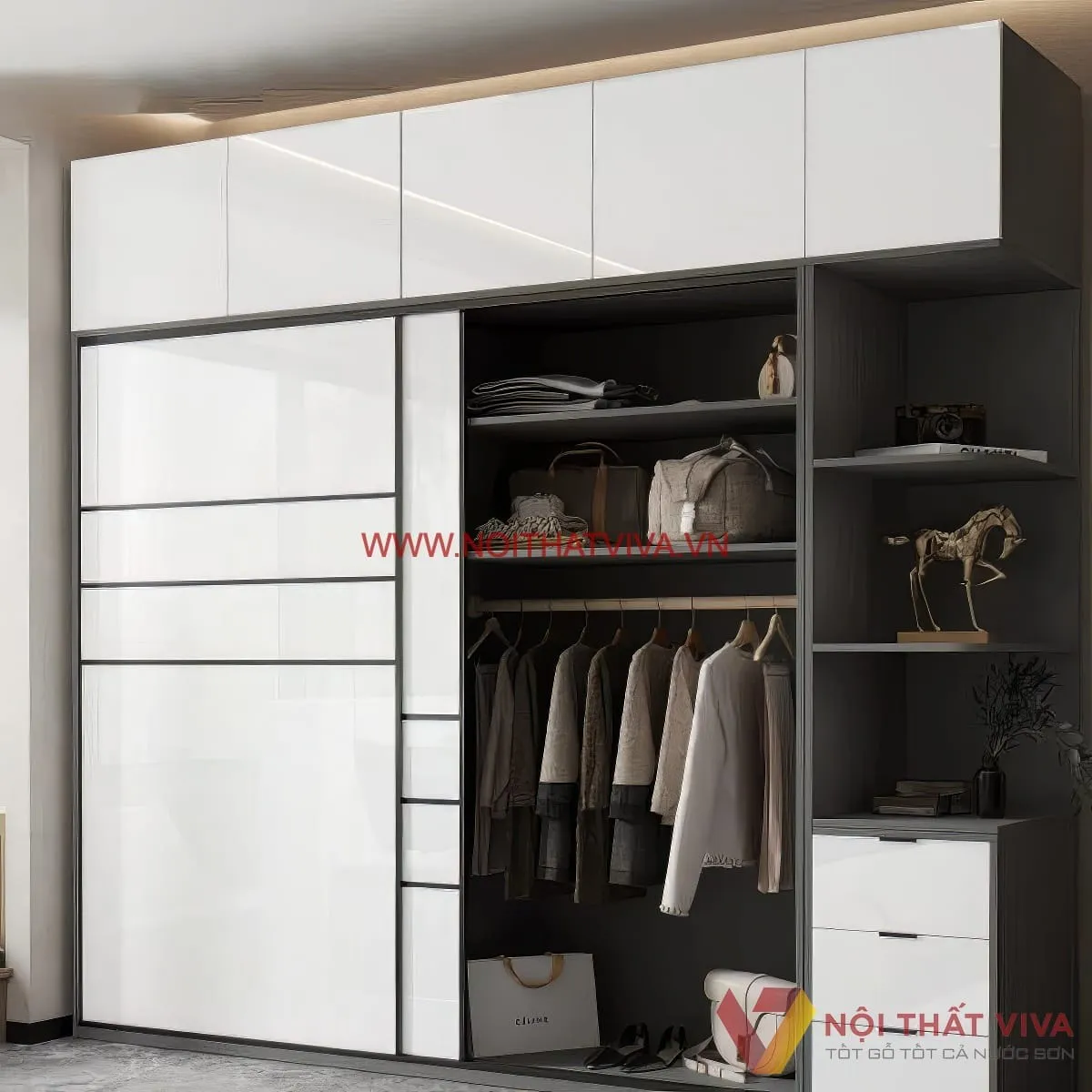 Tủ Quần Áo Cửa Lùa