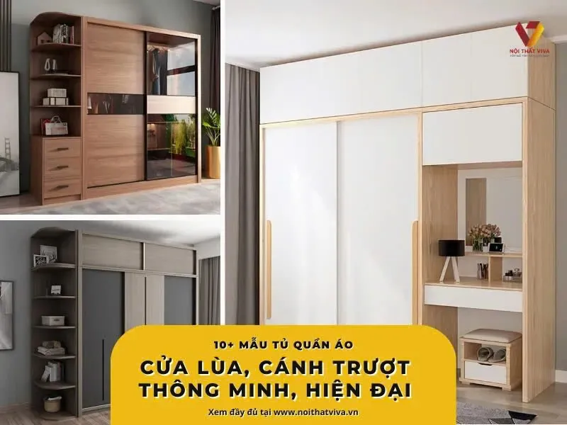 Tủ Quần Áo Cửa Lùa