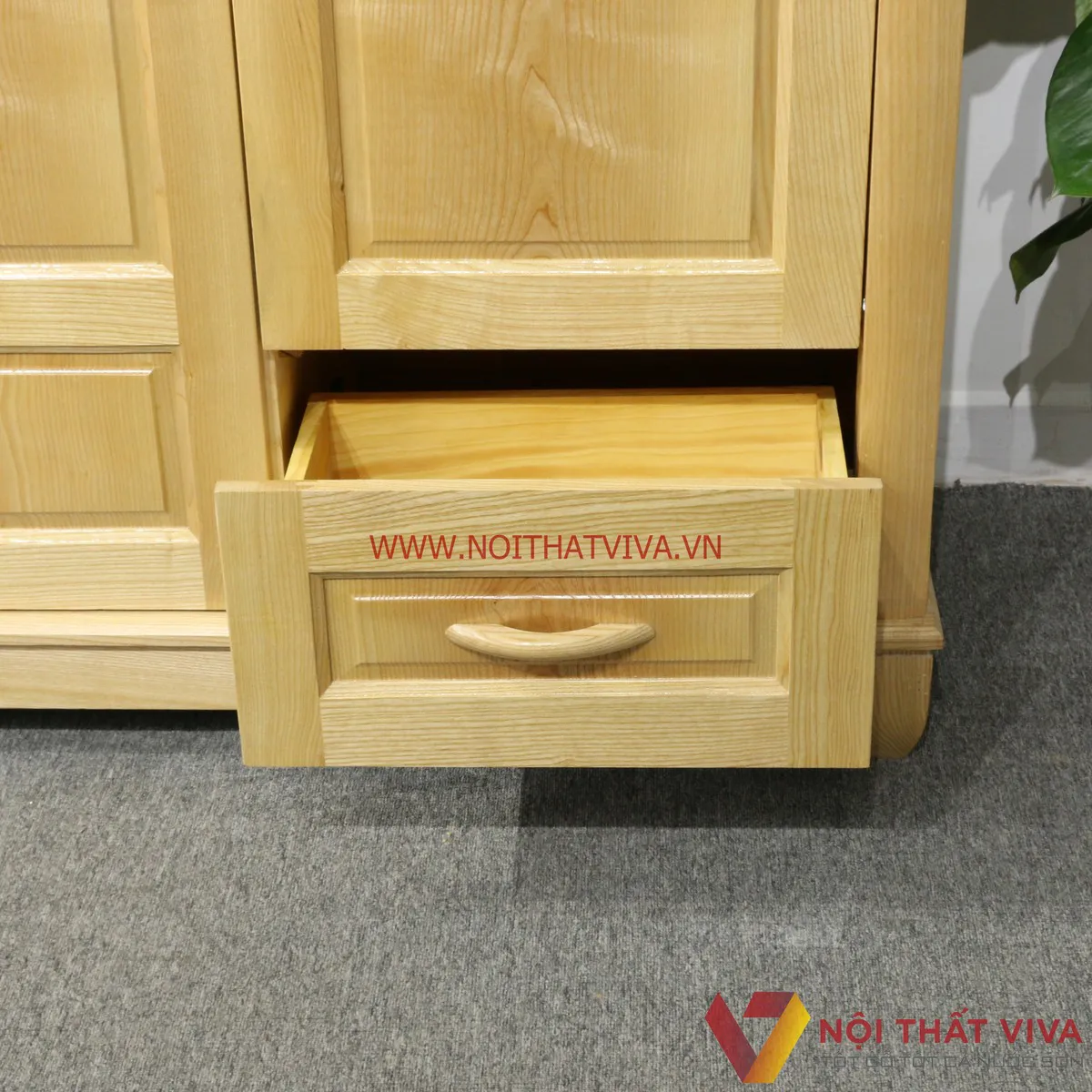 Tủ quần áo gỗ Sồi 3 cánh – Lựa chọn lý tưởng cho cá nhân, gia đình nhỏ