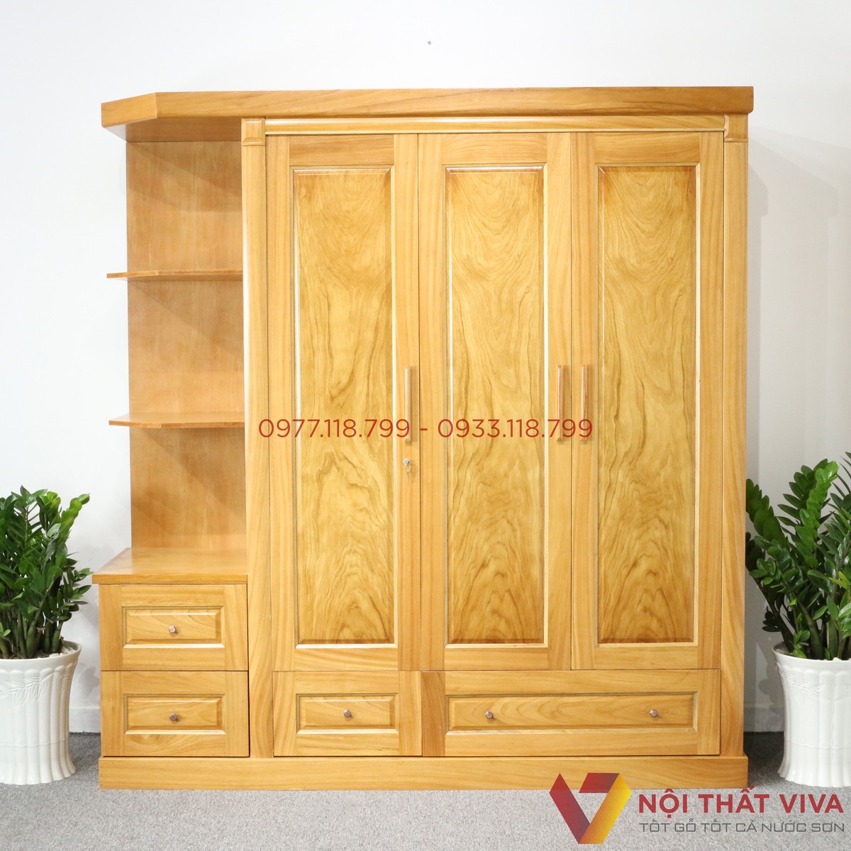 Tủ quần áo gỗ tự nhiên đẹp theo xu hướng hiện đại có gì đặc biệt?