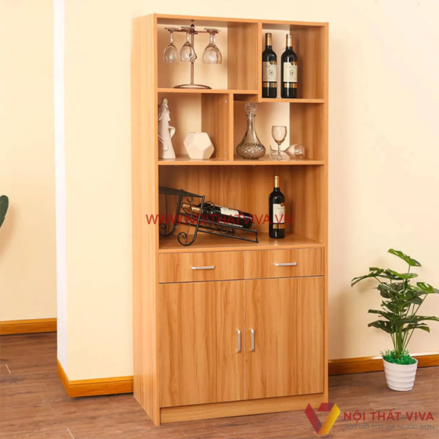 Tủ Rượu Gỗ Công Nghiệp