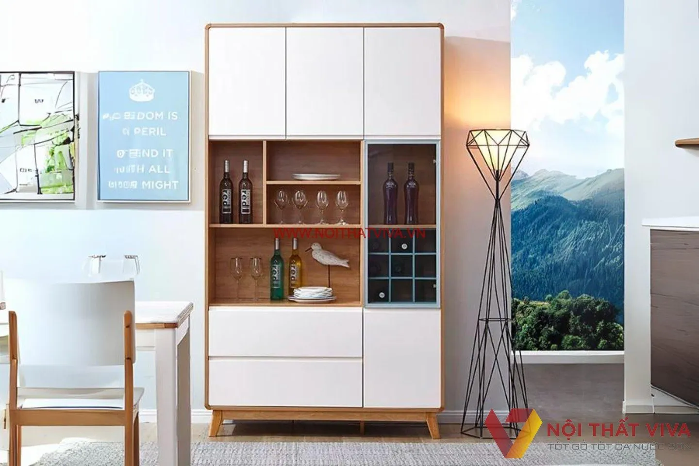 Tủ Rượu Gỗ Công Nghiệp