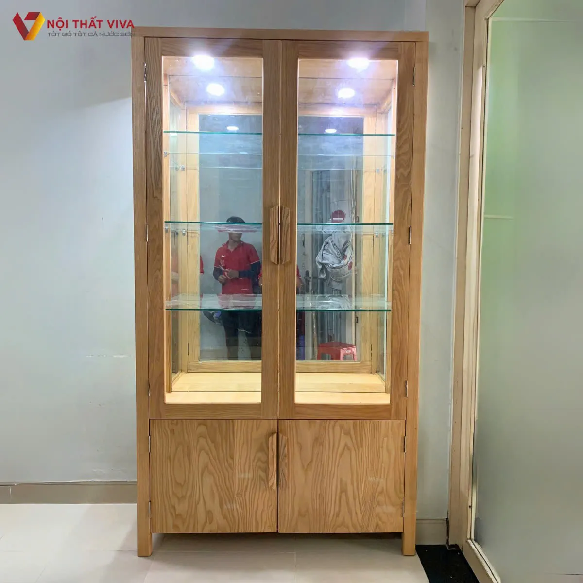 Tủ Rượu Gỗ Tự Nhi&ecirc;n Đẹp Gi&aacute; Tốt