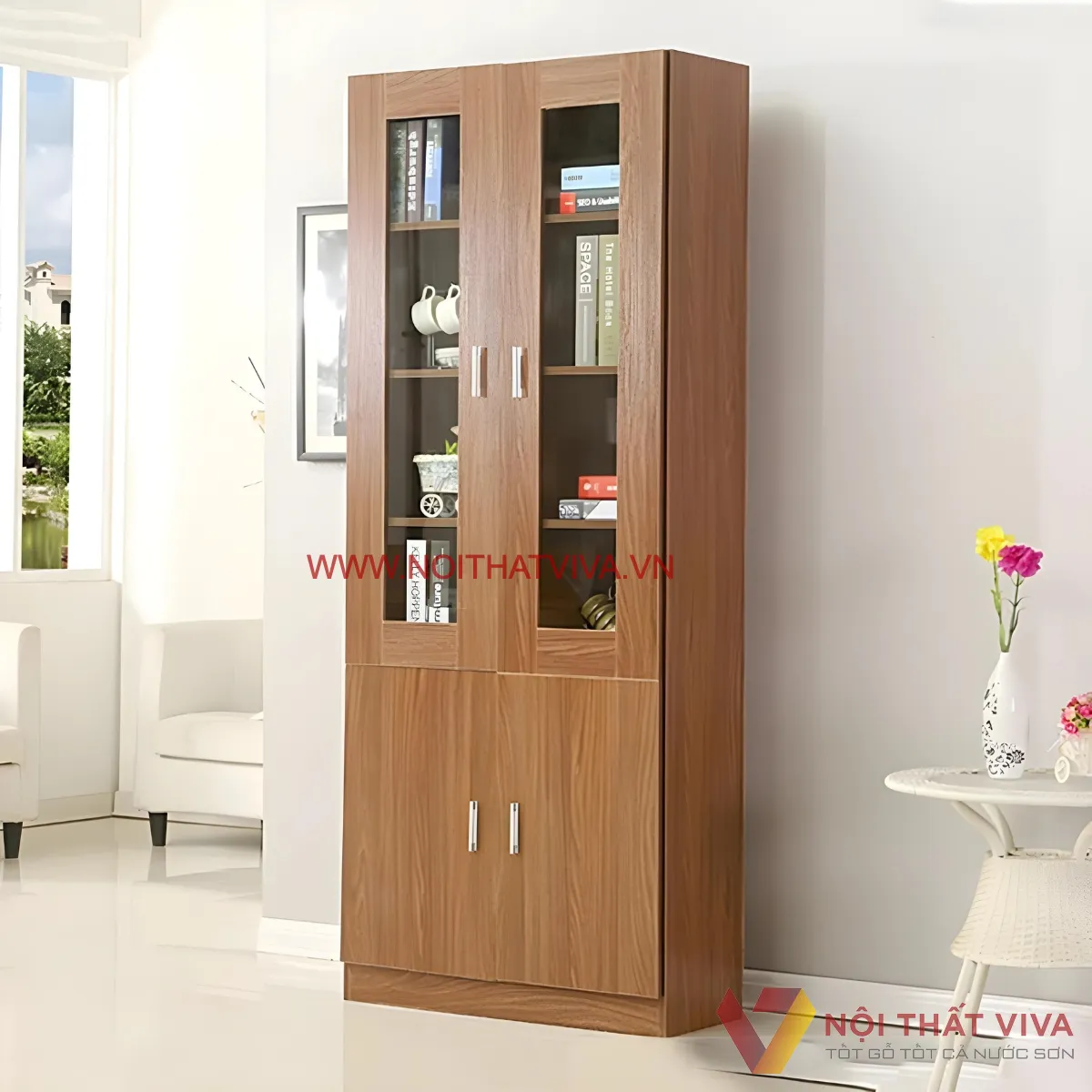 Tủ Tài Liệu Văn Phòng Gỗ MDF Thiết Kế Chất Lượng Hiện Đại Giá Tốt