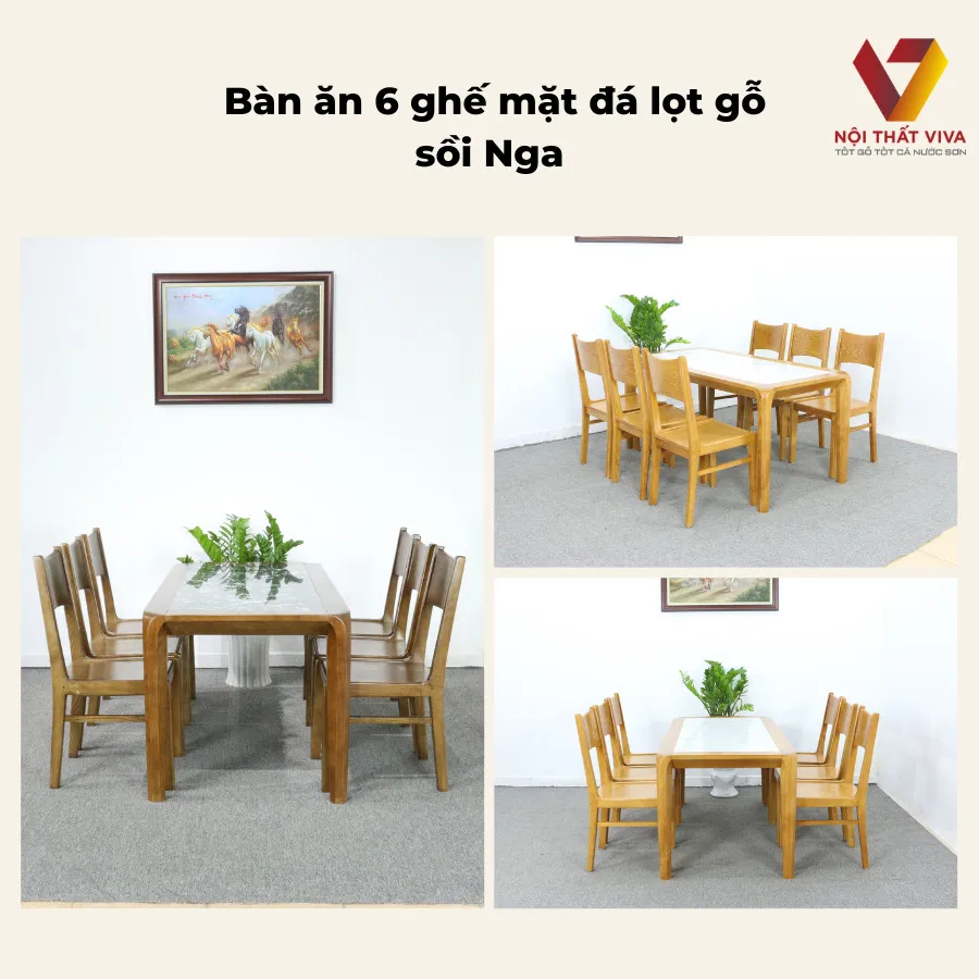 mua bộ bàn ăn 6 ghế