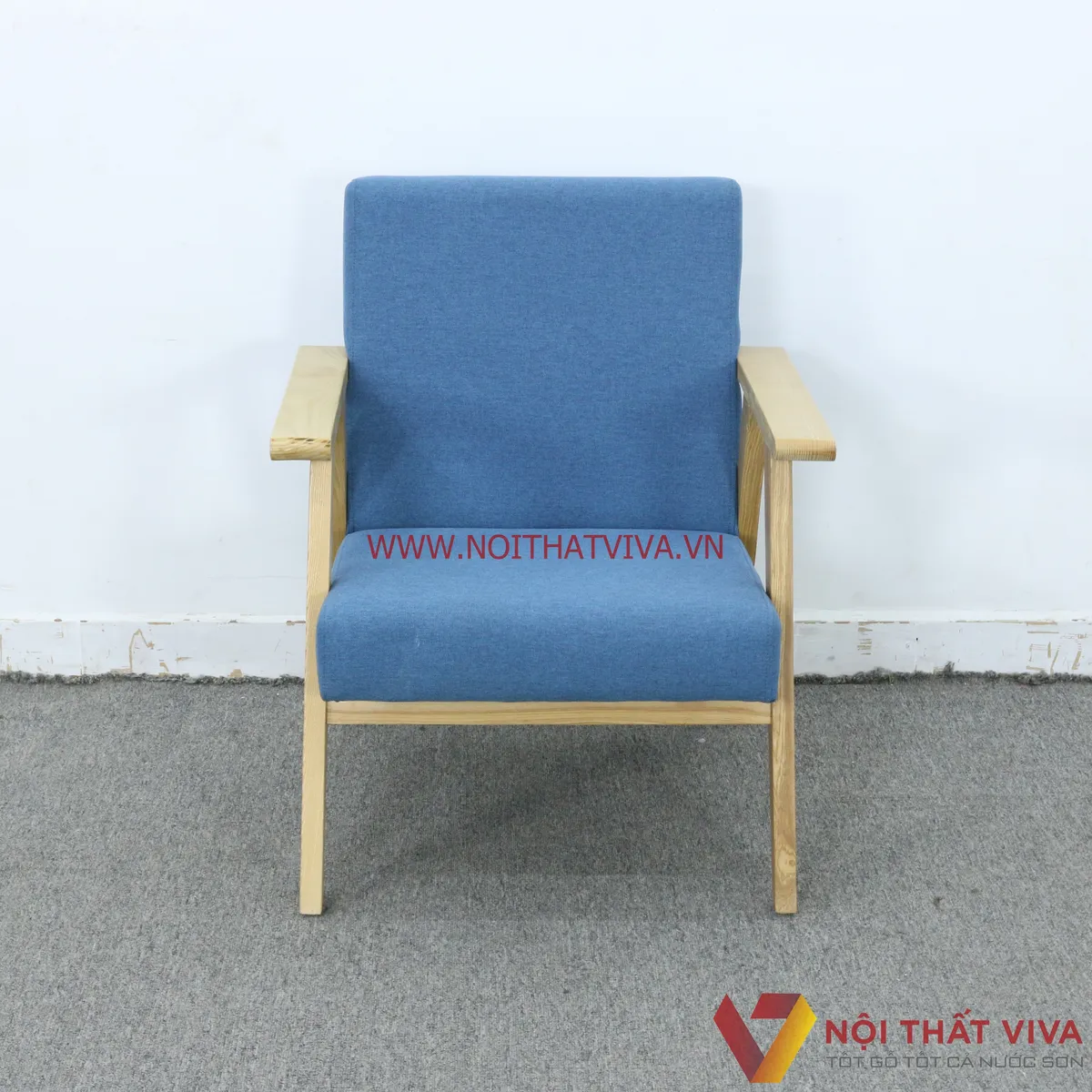 ghế đơn sofa gỗ