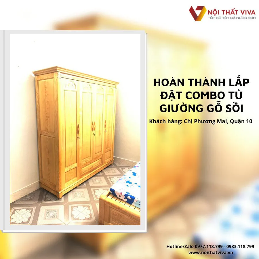 Vì sao nên chọn đóng tủ quần áo bằng gỗ Sồi tại Nội thất Viva? Vì sao nên chọn đóng tủ quần áo bằng gỗ Sồi tại Nội thất Viva?