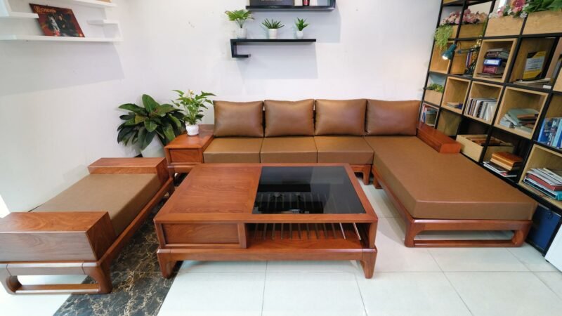 Xu hướng lựa chọn bàn ghế phòng khách gỗ hương đá được ưa chuộng nhất hiện nay 