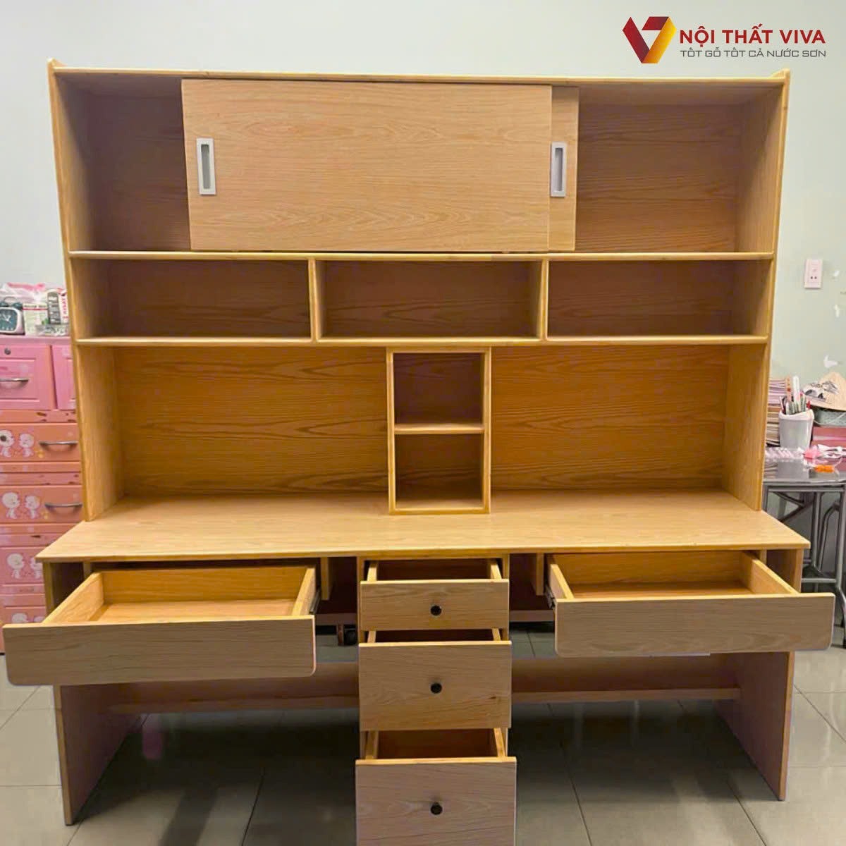 Tiêu chuẩn kích thước bàn học 2 người theo xu hướng mới nhất 2025