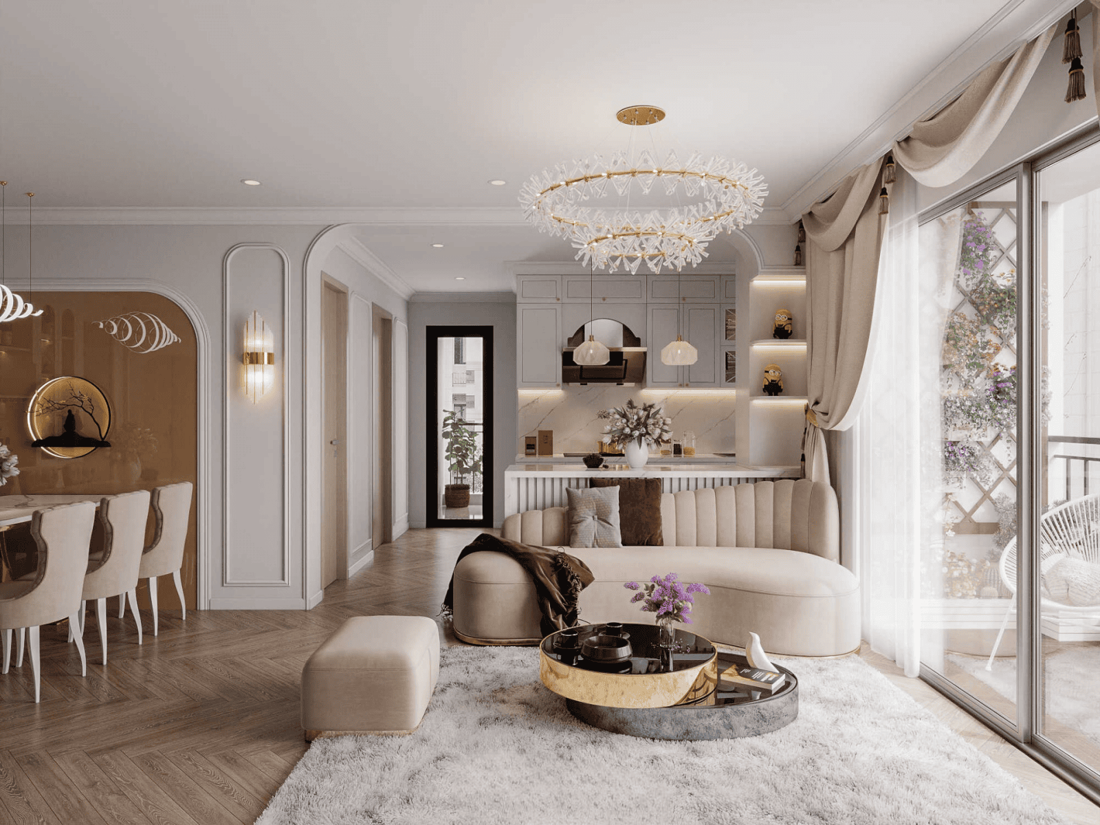 Tổng hợp 39+ mẫu thiết kế nội thất chung cư cổ điển đẹp nhất 2025