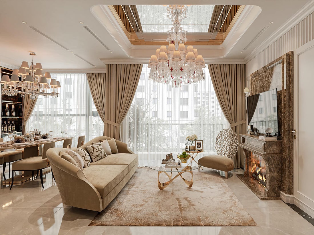 Tổng hợp 39+ mẫu thiết kế nội thất chung cư cổ điển đẹp nhất 2025