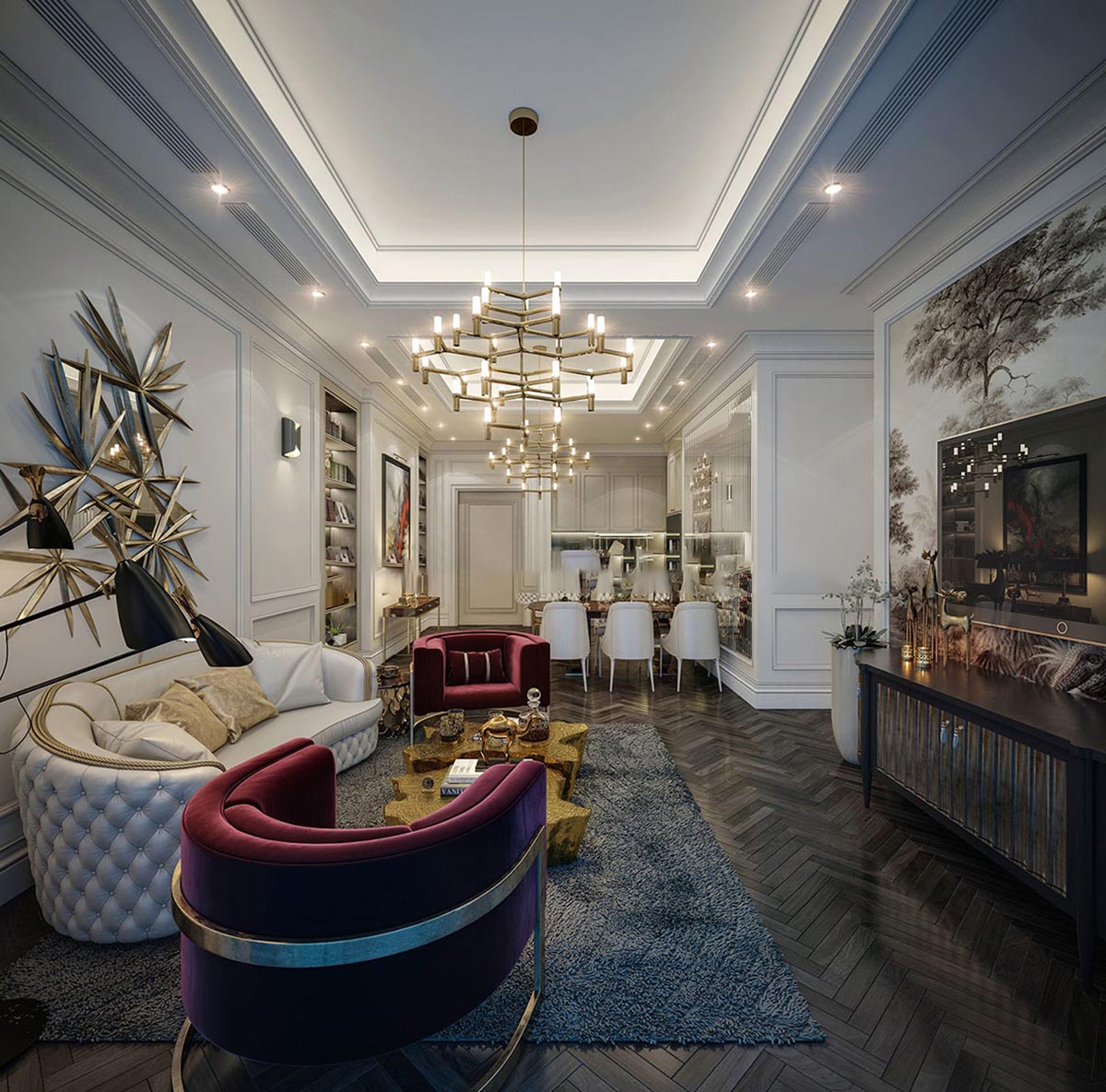 Tổng hợp 39+ mẫu thiết kế nội thất chung cư cổ điển đẹp nhất 2025