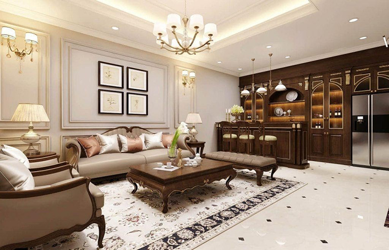 Tổng hợp 39+ mẫu thiết kế nội thất chung cư cổ điển đẹp nhất 2025
