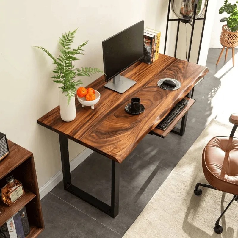 Tổng hợp các mẫu bàn gỗ làm việc tại nhà đẹp, tiện lợi, giá tốt nhất 