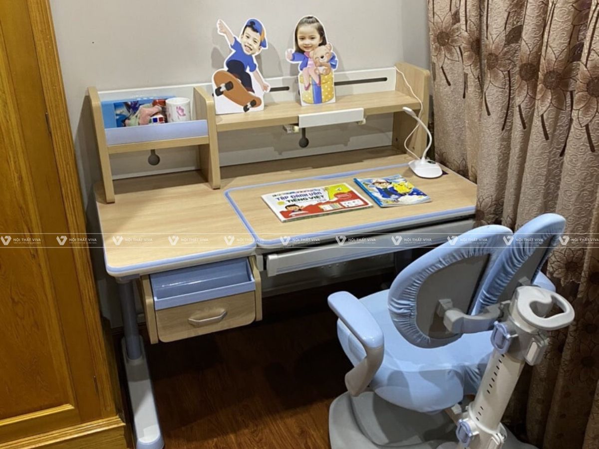 Top 10+ bàn học cho bé trai hiện đại, thông minh, tiết kiệm không gian
