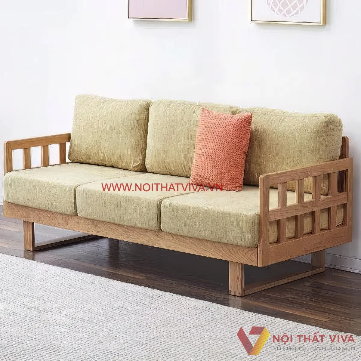 Top 8 mẫu ghế sofa gỗ nệm đẹp, giá rẻ đang được ưa chuộng nhất 