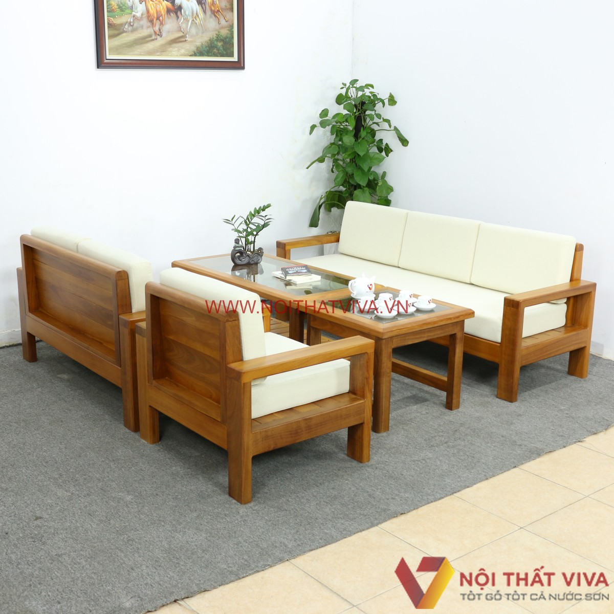 Top 8 mẫu ghế sofa gỗ nệm đẹp, giá rẻ đang được ưa chuộng nhất 