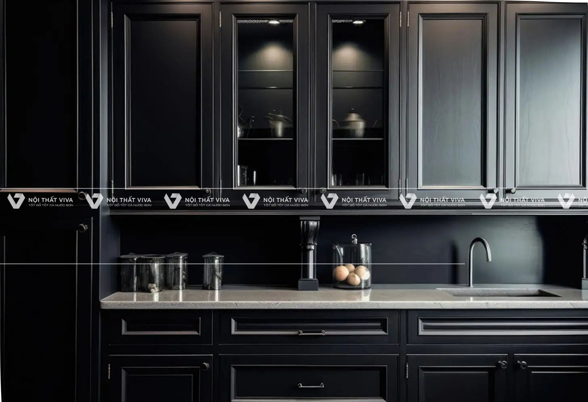 Top 10 mẫu tủ bếp acrylic chữ I đẹp, hiện đại, tiện nghi nhất hiện nay