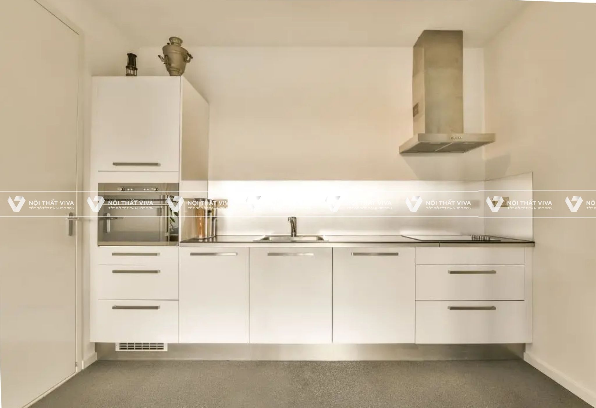 Top 10 mẫu tủ bếp acrylic chữ I đẹp, hiện đại, tiện nghi nhất hiện nay