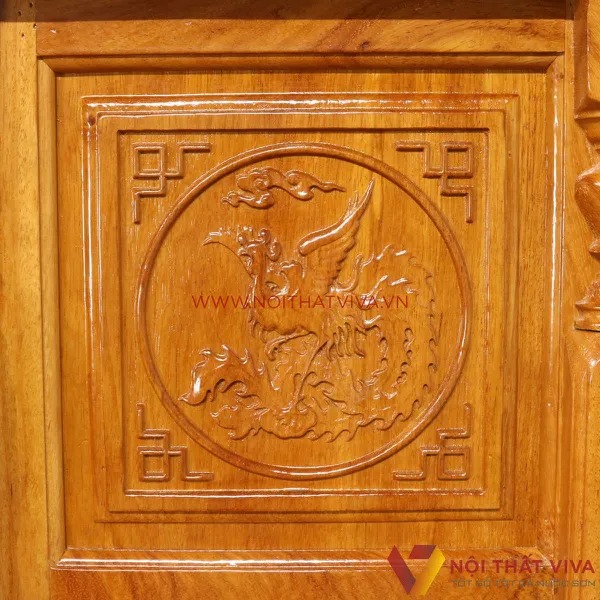 Top 3 mẫu tủ thờ gia ti&ecirc;n bụng phệ đẹp, bền được ưa chuộng tại Nội thất Viva