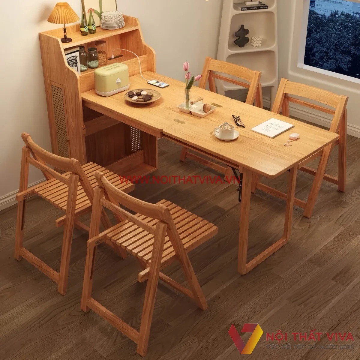 Top 4 bộ bàn ăn thông minh giúp không gian bếp gọn đẹp ngày Tết Top 4 bộ bàn ăn thông minh giúp không gian bếp gọn đẹp ngày Tết