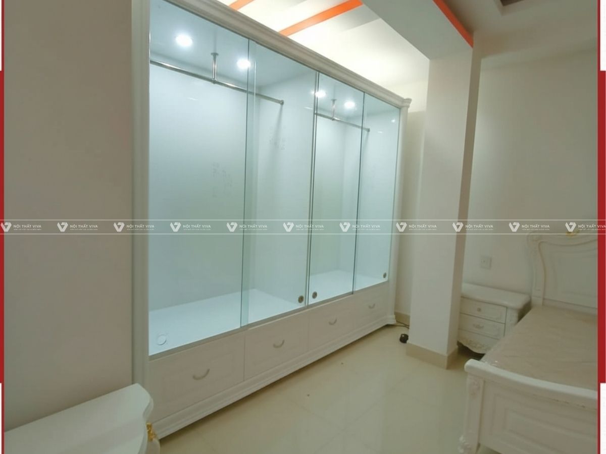 Top 45+ mẫu tủ quần áo nhôm kính đẹp, hiện đại, giá rẻ 