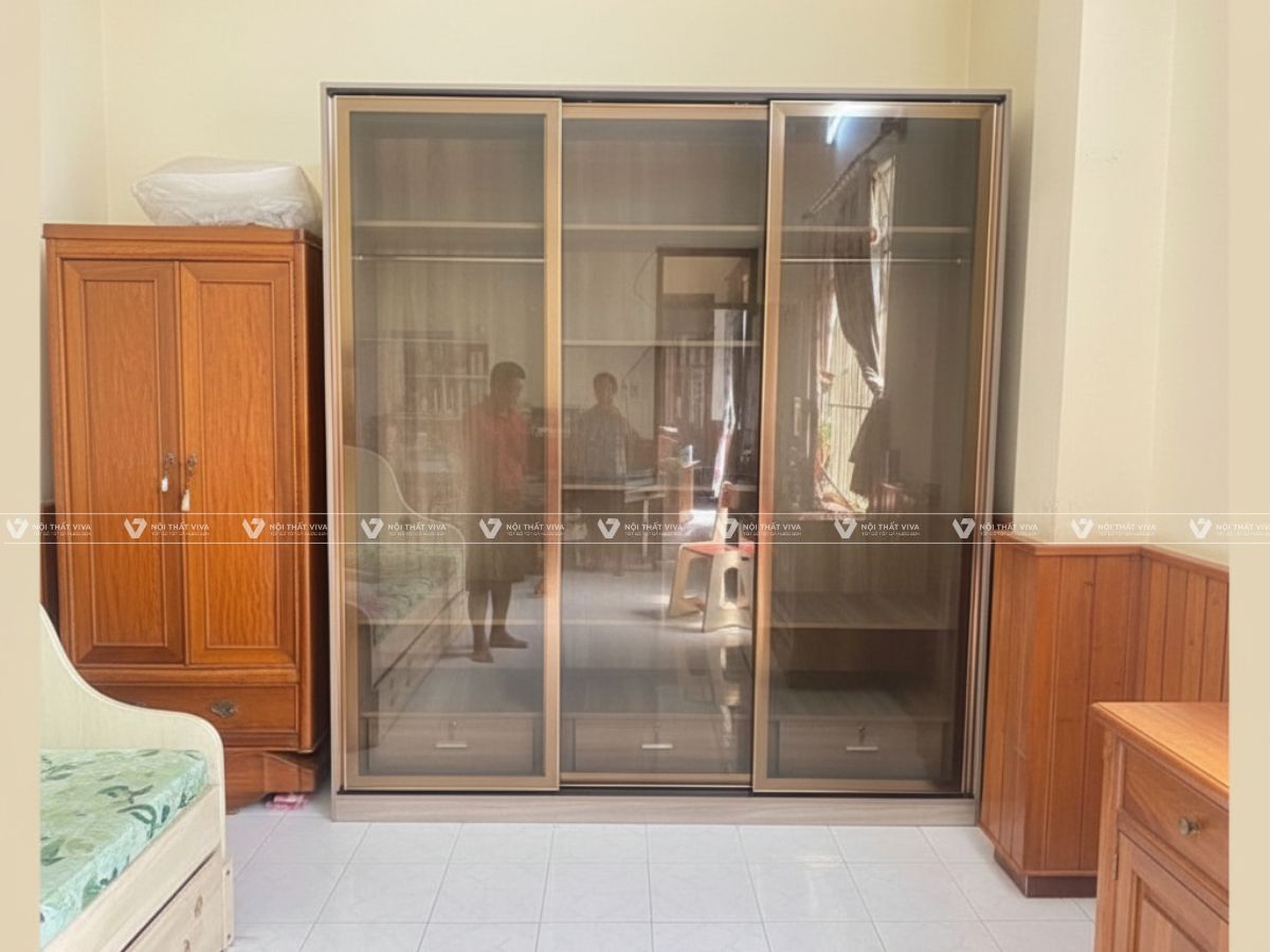 Top 45+ mẫu tủ quần áo nhôm kính đẹp, hiện đại, giá rẻ 