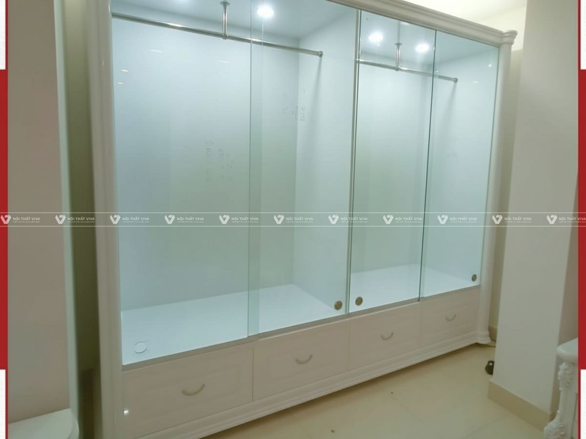 Top 45+ mẫu tủ quần áo nhôm kính đẹp, hiện đại, giá rẻ 