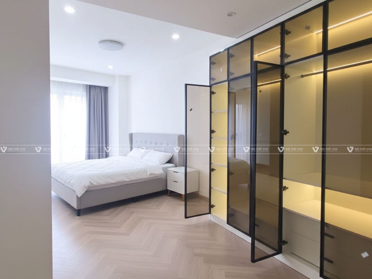 Top 45+ mẫu tủ quần áo nhôm kính đẹp, hiện đại, giá rẻ 